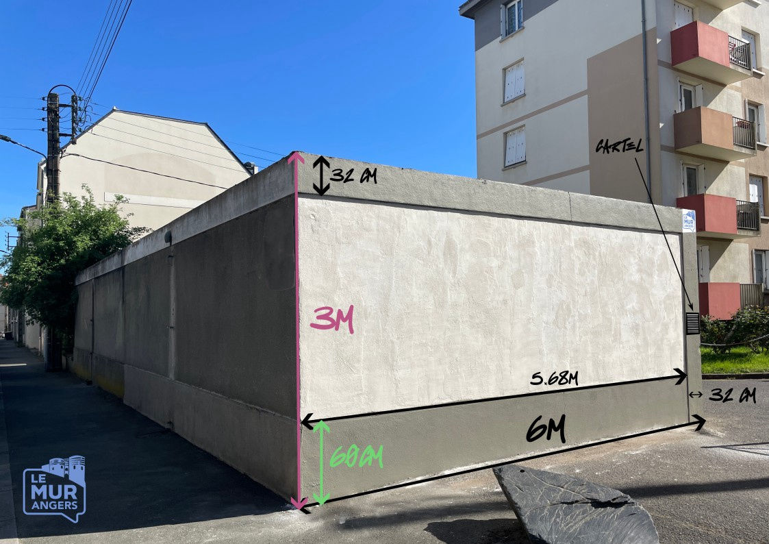 Dimensions du MUR ANGERS